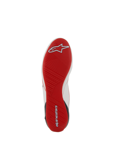 ALPINESTARS SUPERTECH SHOES - FIA/SFI (White Red Black)