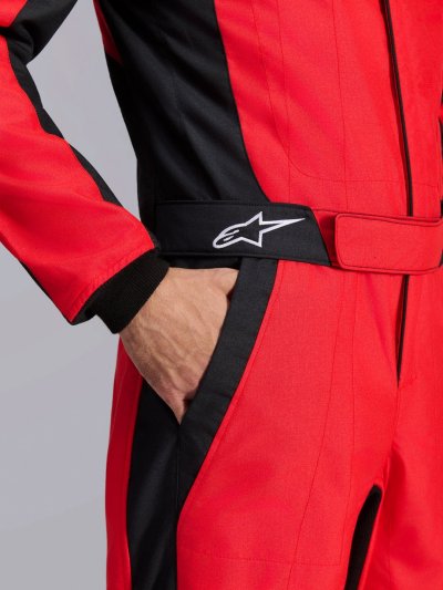 ALPINESTARS GP PRO COMP V2 FIA SUIT - (Red Black)