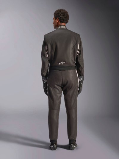 ALPINESTARS GP RACE V3 SUIT FIA - (Black Silver)