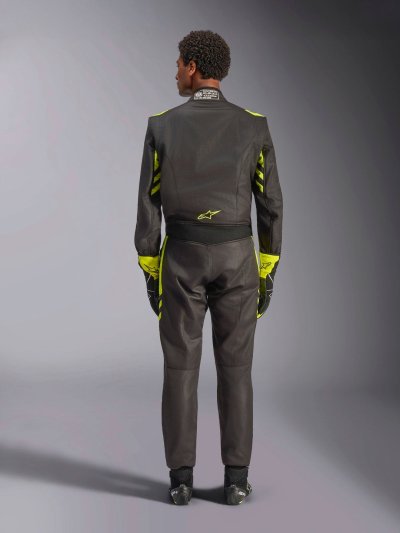 ALPINESTARS GP RACE V3 SUIT FIA - (Black Yellow Fluo)