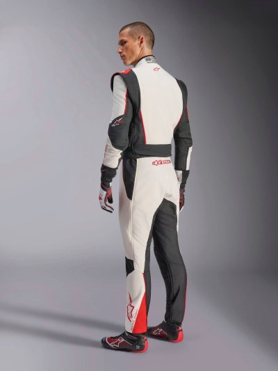 ALPINESTARS GP TECH V4 SUIT - (White Black Red)