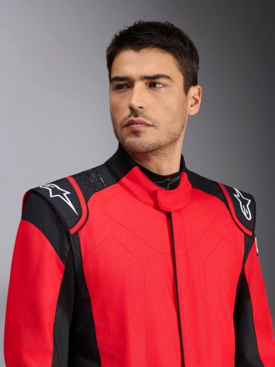 ALPINESTARS GP PRO COMP V2 FIA SUIT - (Red Black)