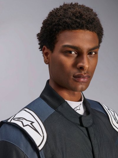 ALPINESTARS GP PRO COMP V2 FIA SUIT - (Black Asphalt White)