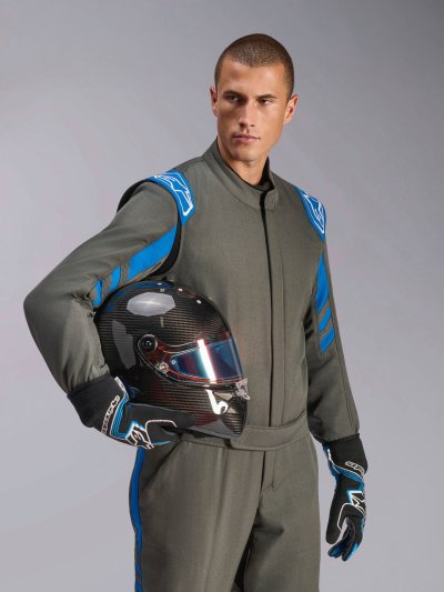 ALPINESTARS GP RACE V3 SUIT FIA - (Anthracite Blue)