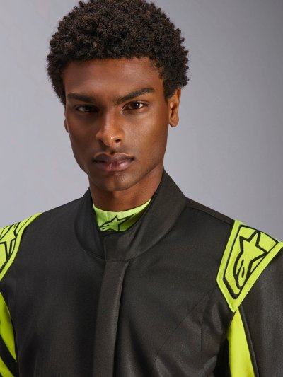 ALPINESTARS GP RACE V3 SUIT FIA - (Black Yellow Fluo)