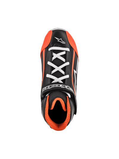 ALPINESTARS KARTING SHOES YOUTH TECH-1 K - (BLACK-WHITE-ORANGE)