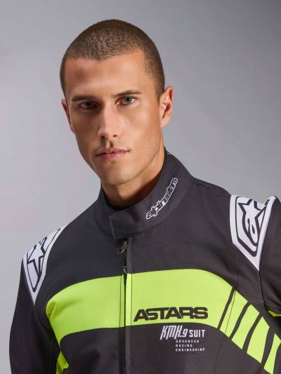 ALPINESTARS KARTING SUIT KMX-9 V3 GRAPHIC 3 - (Black/Yellow Fluo)