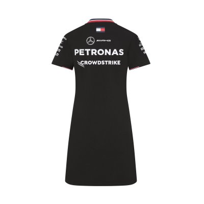 Mercedes AMG Petronas F1 2024 Women's Team T-shirt Dress - Black