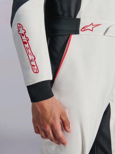 ALPINESTARS GP TECH V4 SUIT - (White Black Red)