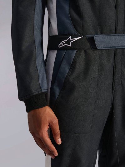 ALPINESTARS GP PRO COMP V2 FIA SUIT - (Black Asphalt White)