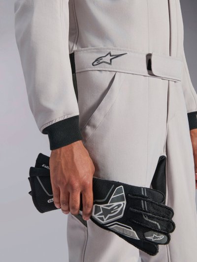 ALPINESTARS GP RACE V3 SUIT FIA - (Silver Anthracite)