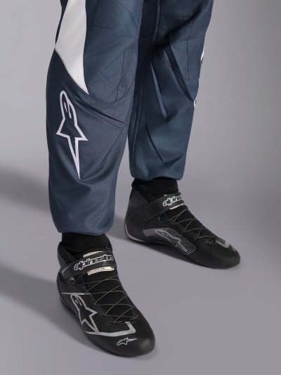 ALPINESTARS GP PRO COMP V2 FIA SUIT - (Asphalt Cyan White)