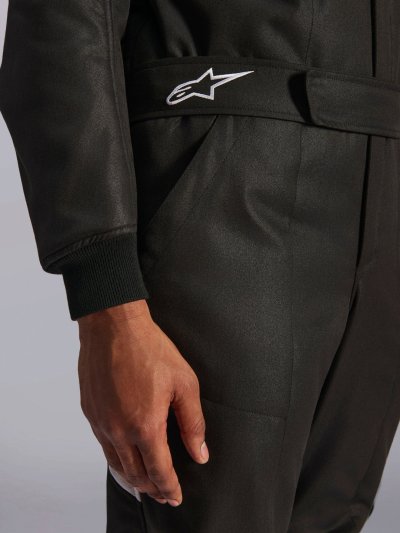 ALPINESTARS GP RACE V3 SUIT FIA - (Black Silver)