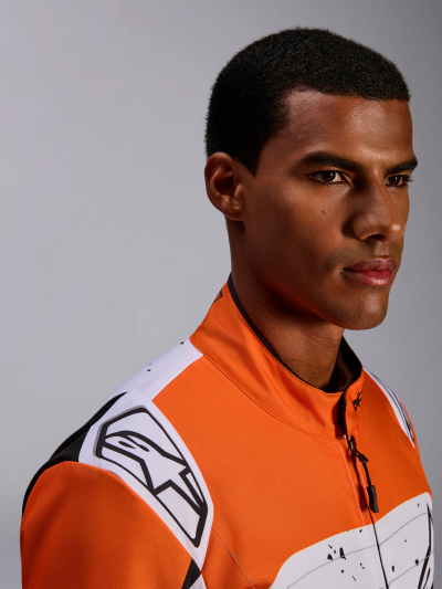 ALPINESTARS KARTING SUIT KMX-9 V3 GRAPHIC 6 - (White Orange Black)