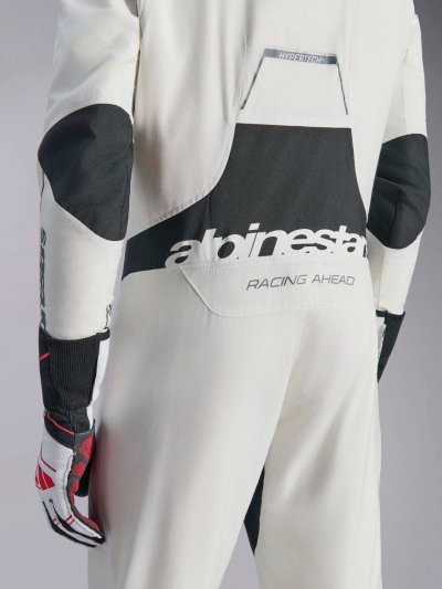 ALPINESTARS HYPERTECH V3 SUIT FIA - (White Black Silver)