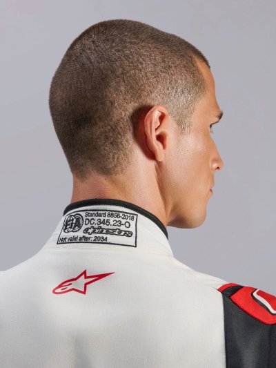 ALPINESTARS GP TECH V4 SUIT - (White Black Red)