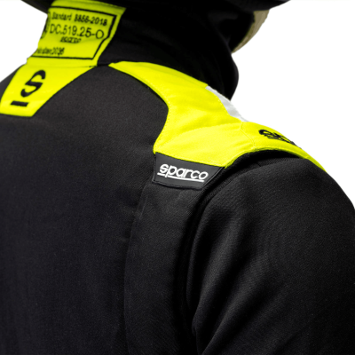 SPARCO SPRINT S ADVANCED - (Black/Fluo yellow)
