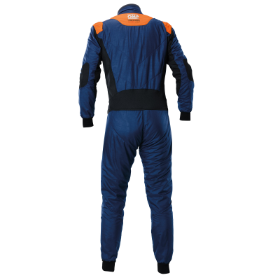 OMP TECNICA SUPER LIGHT SUIT FIA 8856-2018 - (Navy Blue - Fluo Orange)
