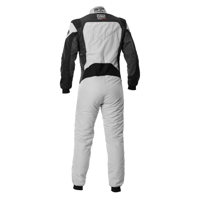 OMP FIRST EVO SUIT FIA 8856-2018 - (Silver Black)