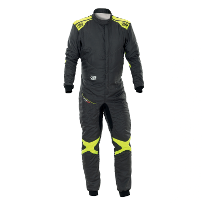 OMP ONE EVO AIR SUIT - (Iron Grey - Fluo Yellow)