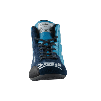 OMP TECNICA SHOES my2025 FIA 8856-2018 - (Navy Blue - Cyan)