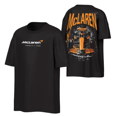McLaren Racing F1 No Limits Oversized Short Sleeve Tee Mens - Black