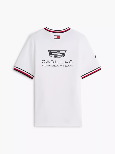 Tommy Hilfiger x Cadillac F1 Team White Replica Logo T-Shirt