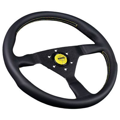 MOMO MONTECARLO YELLOW ฺBLACK LEATHER