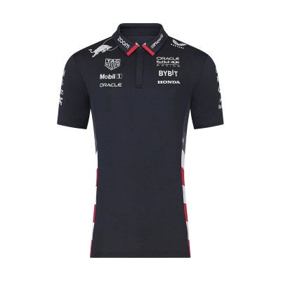 Red Bull Racing F1 Men's 2024 Special Edition America Race Team Polo Shirt- Navy