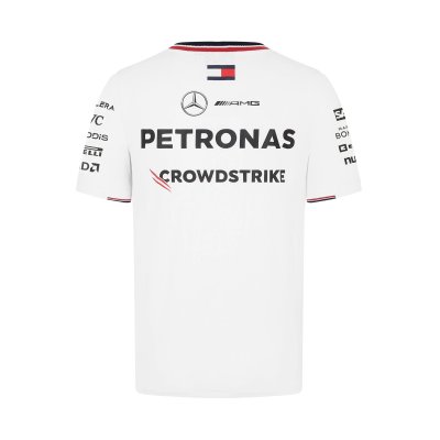 Mercedes AMG Petronas F1 2024 Men's Team T-Shirt - White