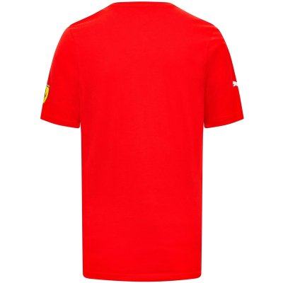 Scuderia Ferrari F1 Puma Men's Charles Leclerc Driver T-Shirt- Red