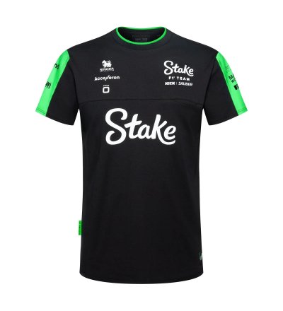 Stake F1 Kick Sauber 2024 Men's Team T-Shirt - Black