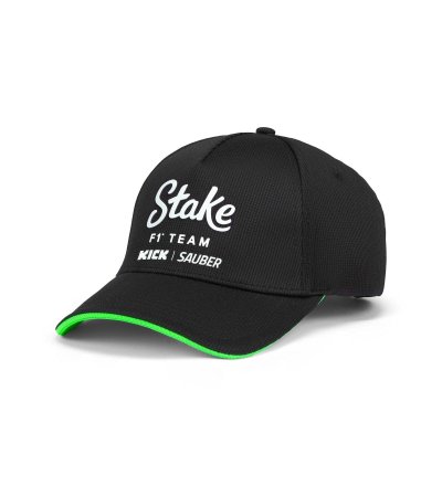 Stake F1 Kick Sauber 2024 Team Baseball Black Hat