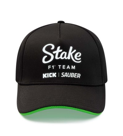 Stake F1 Kick Sauber 2024 Team Baseball Black Hat