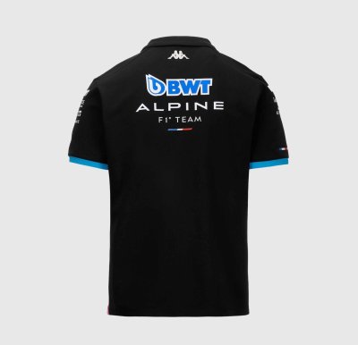 F1-ALPINE F1 TEAM 2024 POLO-MENS-BLACK