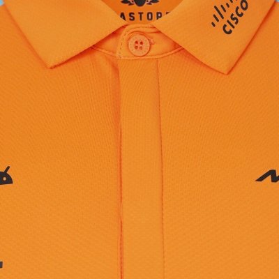 McLaren F1 Men's 2024 Oscar Piastri Team Drivers Polo - Papaya