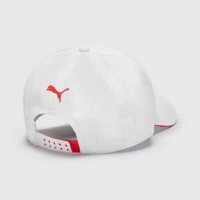 F1 Tech Collection Puma Large Logo Baseball Hat- White