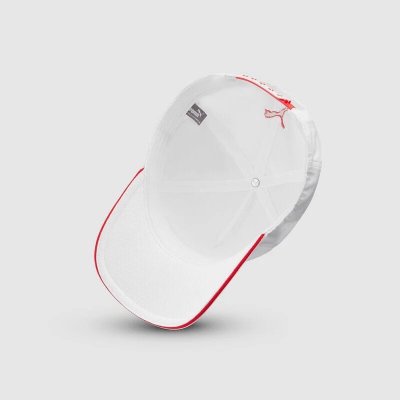 F1 Tech Collection Puma Large Logo Baseball Hat- White