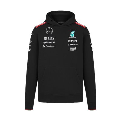 Mercedes AMG Petronas F1 2024 Men's Team Hoodie - Black