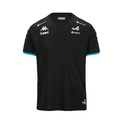 F1-ALPINE F1 TEAM 2024 POLO-MENS-BLACK