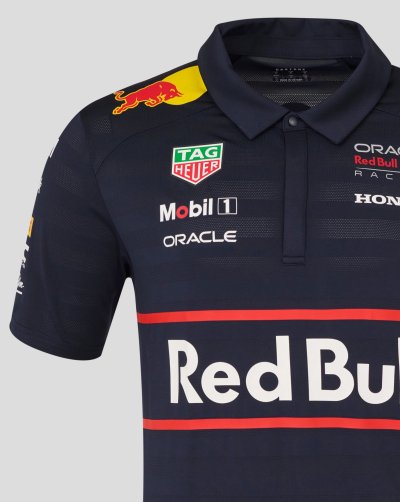 Red Bull Racing F1 Men's 2025 Team Polo Shirt- Navy