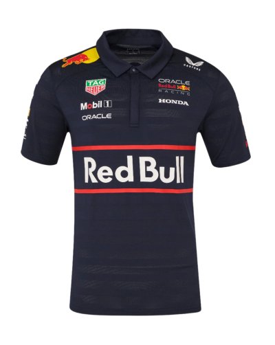 Red Bull Racing F1 Men's 2025 Team Polo Shirt- Navy