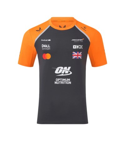 McLaren F1 2025 Men's Lando Norris Team T-Shirt -Phantom McLaren F1 2025 Men's Lando Norris Team T-Shirt -Phantom