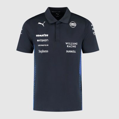 Williams Racing F1 2025 Men's Team T-Shirt - Navy Williams Racing F1 2025 Men's Team T-Shirt - Navy