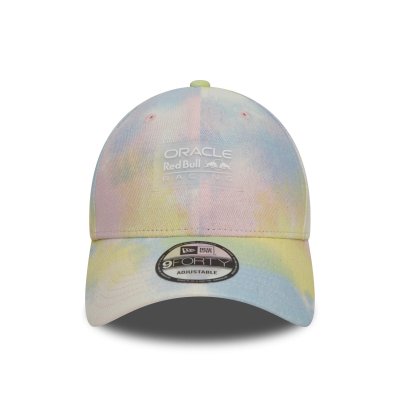 Red Bull Racing F1 Tie Dye Denim 9Forty Cap Adults - Multicolour