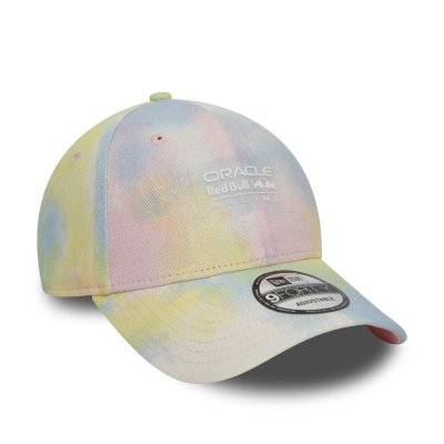 Red Bull Racing F1 Tie Dye Denim 9Forty Cap Adults - Multicolour
