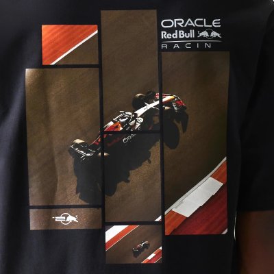 Red Bull Racing F1 Graphic Oversized T-shirt Adults - Black
