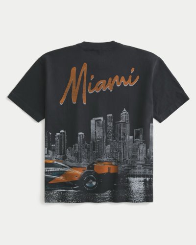 Hollister x Mclaren Graphic Tee Black