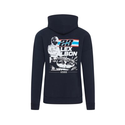 Williams Racing X Reflo Alex Albon Hoodie Unisex - Navy