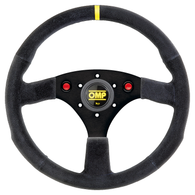 OMP STEERING WHEEL 320 ALU SP – WITH HORN BUTTON HOLE